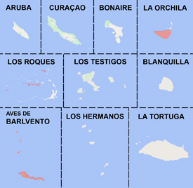 Range map of Cnemidophorus nigricolor